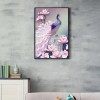 Flower Peacock - Full Square Diamond Painting