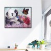 Panda Butterfly - Full Round Diamond Painting