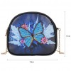 DIY Butterfly Special Shaped Diamond Painting Leather Chain Messenger Bags