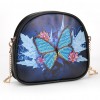 DIY Butterfly Special Shaped Diamond Painting Leather Chain Messenger Bags