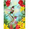 Flower Birds - Full Round Diamond Painting