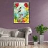 Flower Birds - Full Round Diamond Painting