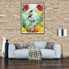 Flower Birds - Full Round Diamond Painting