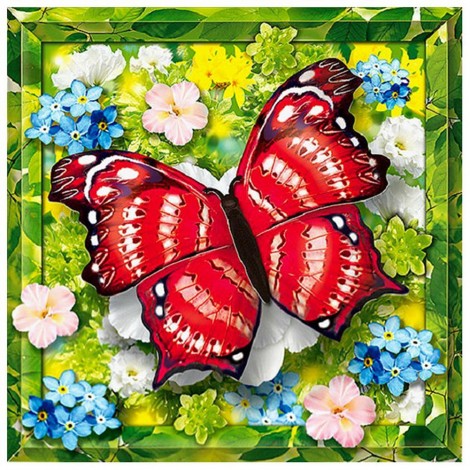 Butterfly  - Full Round Diamond Painting