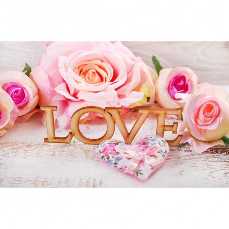 Pink Flowers Love - ...