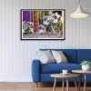 Flowers Bike - Full Round Diamond Painting