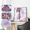 Girl Flower Umbrella - Crystal Rhinestone Diamond Painting