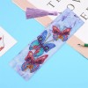 DIY Special Shaped Diamond Painting Leather Bookmark Art (Butterfly)