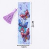 DIY Special Shaped Diamond Painting Leather Bookmark Art (Butterfly)