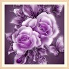 Rose - Partial Round Diamond Painting(25*25cm)