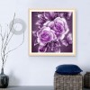 Rose - Partial Round Diamond Painting(25*25cm)