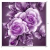 Rose - Partial Round Diamond Painting(25*25cm)