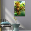 Groot And Butterfly - Full Round Diamond Painting