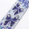 DIY Butterfly Special Shaped Diamond Painting Leather Bookmark with Tassel