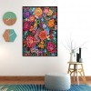 Colorful Flowers-Partial Round Diamond Painting