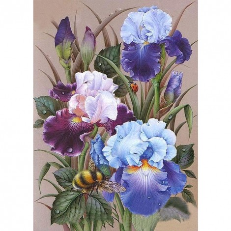 Flowers - Full Round Diamond Painting