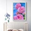 Pink Flowers - Full Round Diamond Painting