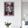 Colorful Flower - Full Round Diamond Painting