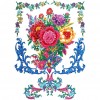 Colorful Flowers-Partial Round Diamond Painting