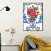 Colorful Flowers-Partial Round Diamond Painting