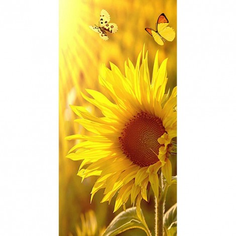 Sunflower - Full Round Diamond Painting(85*45cm)