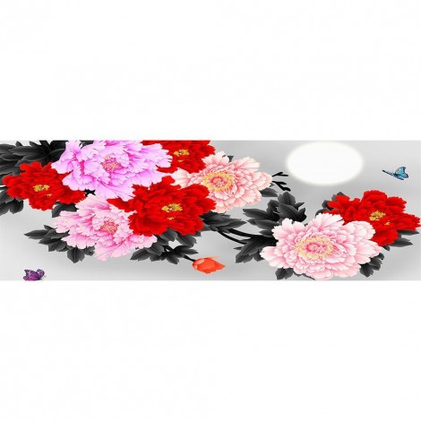 Flower - Full Round Diamond Painting(80*30cm)