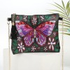 DIY Butterfly Special Shaped Diamond Painting Leather Chain Crossbody Bags