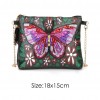 DIY Butterfly Special Shaped Diamond Painting Leather Chain Crossbody Bags