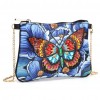 DIY Butterfly Special Shaped Diamond Painting Leather Chain Messenger Bags