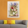 Charming Flowerpot - Partial Round Diamond Painting