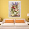 Charming Flowerpot - Partial Round Diamond Painting