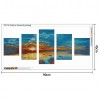 5pcs/set Sunset - Full Round Diamond Painting