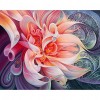 Fantasy Pink Flower - Full Round Diamond Painting