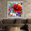 Flower - Partial Round Diamond Painting