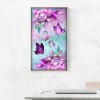 Flower Butterfly - Full Round Diamond Painting