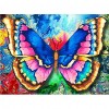 Colorful Butterfly - Full Round Diamond Painting