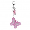 Full Drill Special Shaped Diamond Painting Butterfly Bag Keychain Pendant