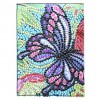 DIY Special Shaped Diamond Painting Butterfly PU Passport Protection Cover