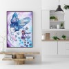 Butterfly Girl- Partial Round Diamond Painting