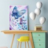 Butterfly Girl- Partial Round Diamond Painting