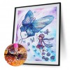 Butterfly Girl- Partial Round Diamond Painting