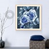 Rose - Partial Round Diamond Painting(25*25cm)