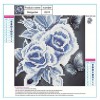 Rose - Partial Round Diamond Painting(25*25cm)