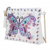 DIY Butterfly Special Shaped Diamond Painting Leather Chain Messenger Bags