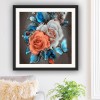 Retro Flower - Full Square Diamond Painting