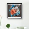 Retro Flower - Full Square Diamond Painting