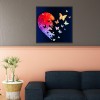 Butterfly Heart- Full Round Diamond Painting