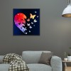 Butterfly Heart- Full Round Diamond Painting