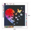 Butterfly Heart- Full Round Diamond Painting