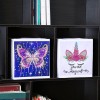 DIY 5D Star Butterfly Diamond Painting Storage Box Home Foldable Organizer